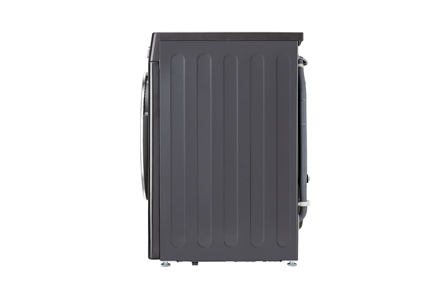 LG 12 Kg (Wash) / 7 Kg (Dry), AI Direct Drive Technology, Steam+ & Wi-Fi Front Load Fully Automatic Washer Dryer (FHD1207STB, Intelligent & Convenient Fabric Care & Turbowash 360, Platinum Black)