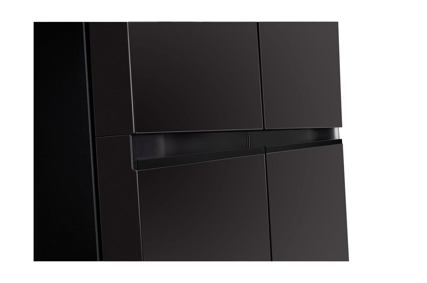 LG 650L Side-by-Side Refrigerator, Convertible, Multi-Air Flow Western Black, 3 Star GL-B257JWB3