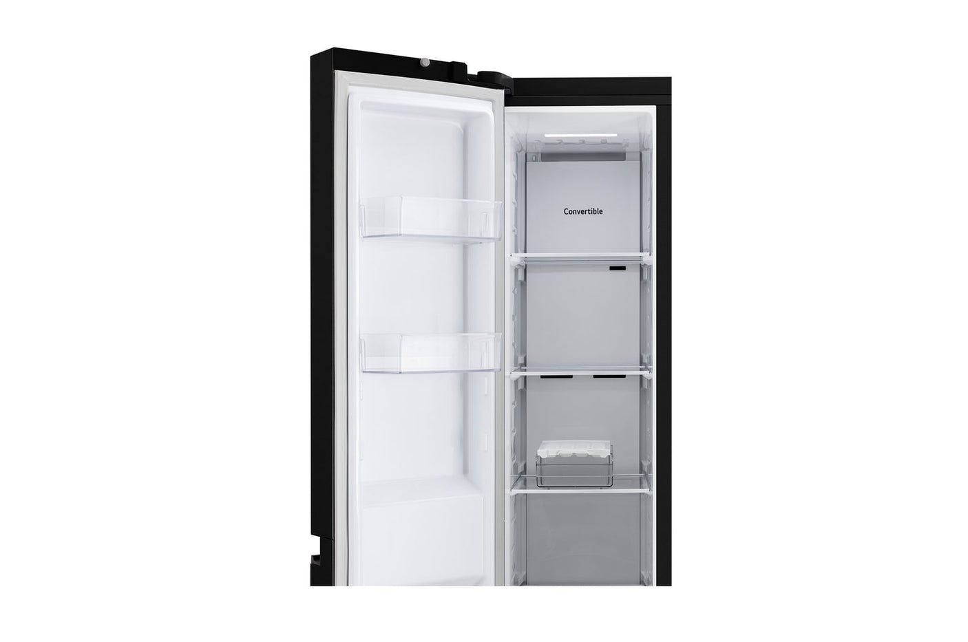 LG 650L Side-by-Side Refrigerator, Convertible, Multi-Air Flow Western Black, 3 Star GL-B257JWB3