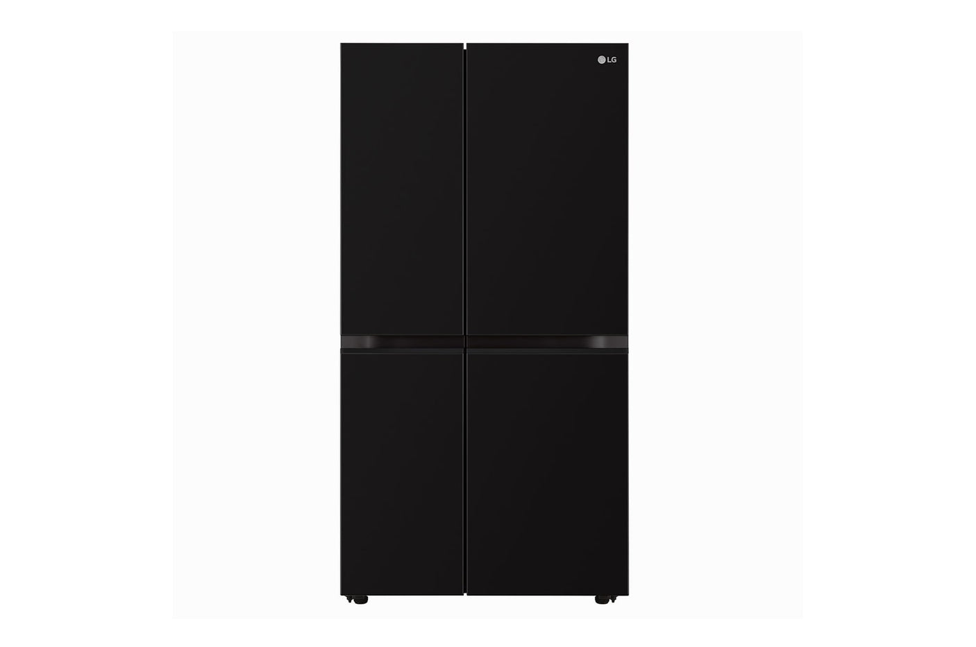 LG 650L Side-by-Side Refrigerator, Convertible, Multi-Air Flow Western Black, 3 Star GL-B257JWB3
