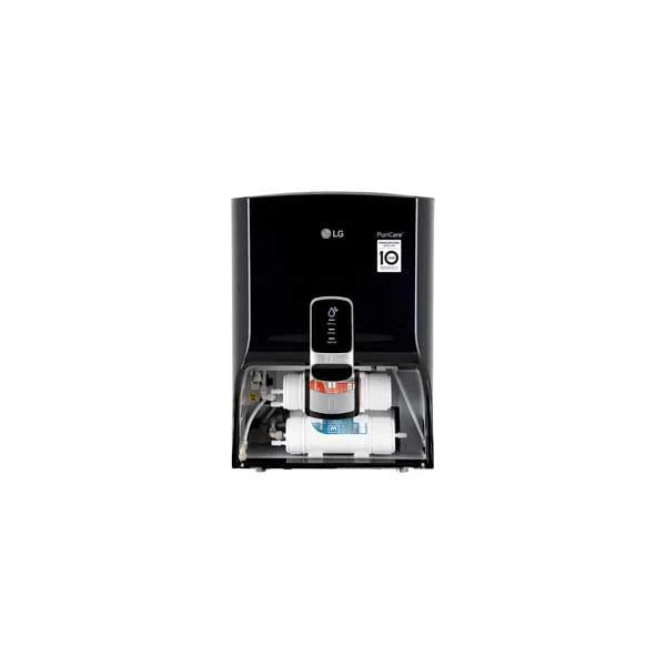 LG WW132NP 8L RO Water Purifier, Stainless Steel Tank, Digital Sterilizing Care, Solid Black