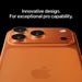 Apple iPhone 17 Pro (256GB Storage, Cosmic Orange) – Titanium Design, A19 Pro Chip & Advanced Pro Camera System