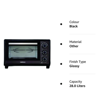 Best Microwave - Havells 28L, powerful and efficient in sleek Black.