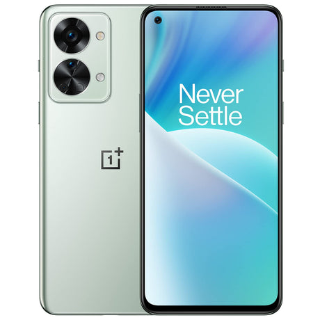 OnePlus Nord 2T 5G - Elegant Jade Fog mobile phone with 12GB RAM and 256GB storage.