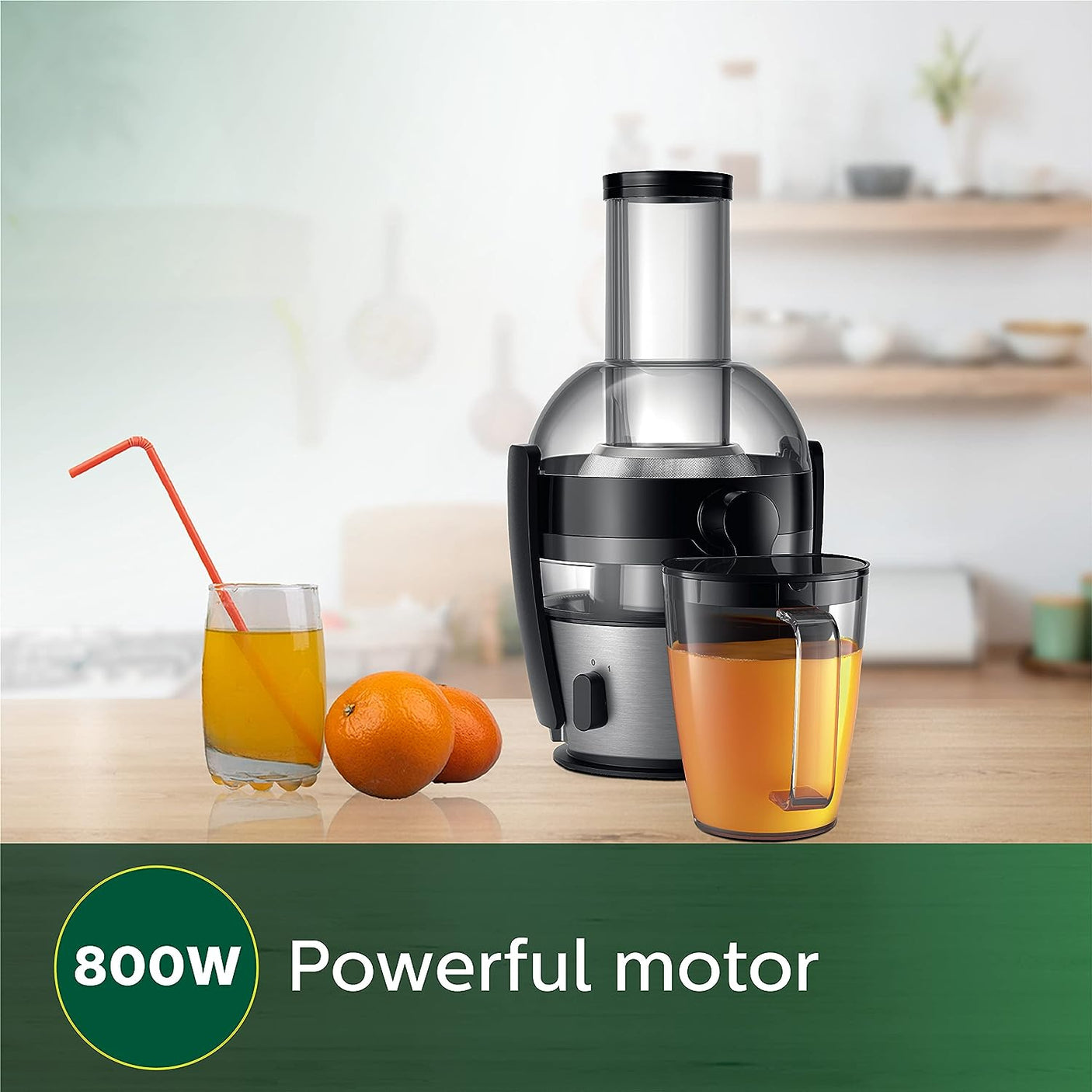 Elevate your juicing experience with Philips HR1863/20: A versatile juicer machine.
