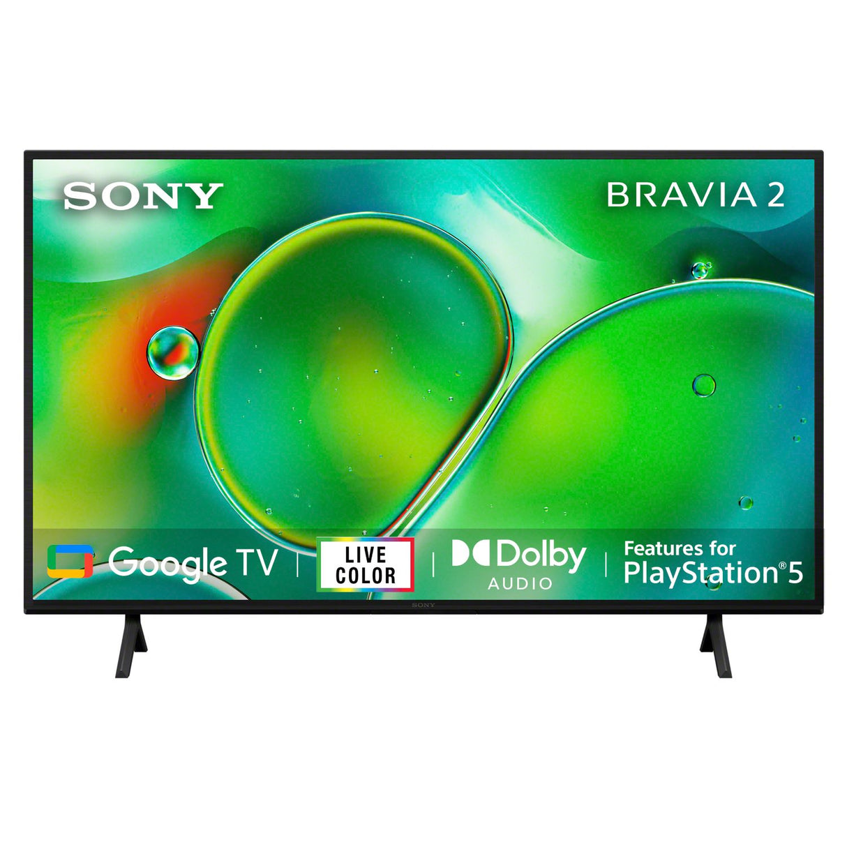 Sony BRAVIA 2 139 cm 55 inches  4K Ultra HD Smart LED Google TV K - 55S25 (Black)