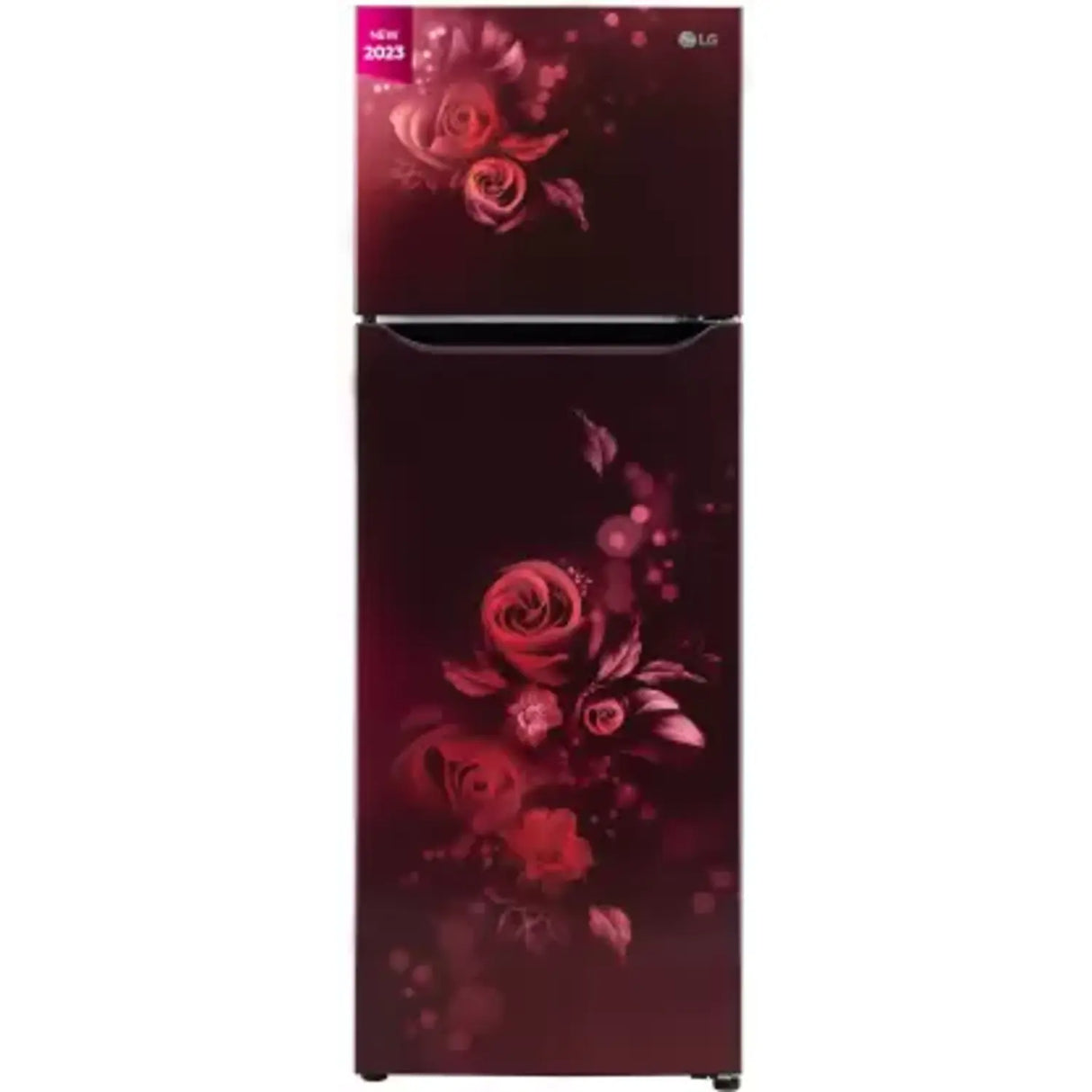 LG 242 L Frost Free Double Door 2 Star Refrigerator  (Scarlet Euphoria, LG REF GL-N292BSEY)