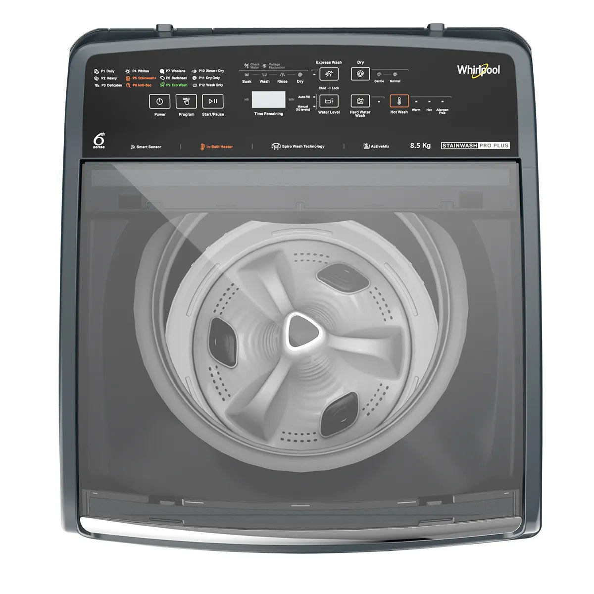 Whirlpool 7.5 Kg 5 Star StainWash Fully-Automatic Top Loading Washing Machine-Built In Heater (31639)