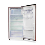 Voltas Beko 185 L, 3 Star, Single Door DC Refrigerator (Dahlia Wine)