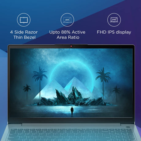 Lenovo IdeaPad Slim 3 12th Gen Intel Core i3 15.6" (39.6cm) FHD 250 Nits Thin and Light Laptop(82RK00XDIN)