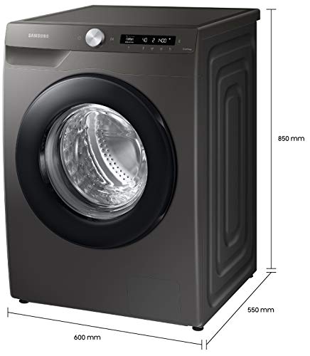 Samsung 8 Kg Wi-Fi Enabled Inverter Fully-Automatic Front Loading Washing Machine (WW80T504DAN1, Inox, AI Control)