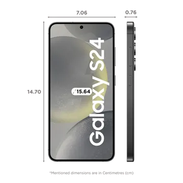 SAMSUNG Galaxy S24 5G (8GB RAM, 256GB, Onyx Black) (SAM GLXY S24 SM-S921B (O.BLK) 8/256G)