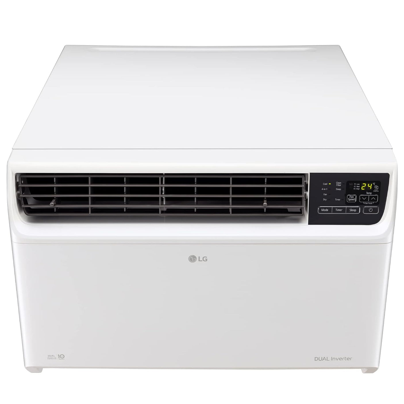 LG 1.5 Ton 3 Star DUAL Inverter Window AC Convertible 4-in-1 cooling, TW-Q18WUXA, HD Filter