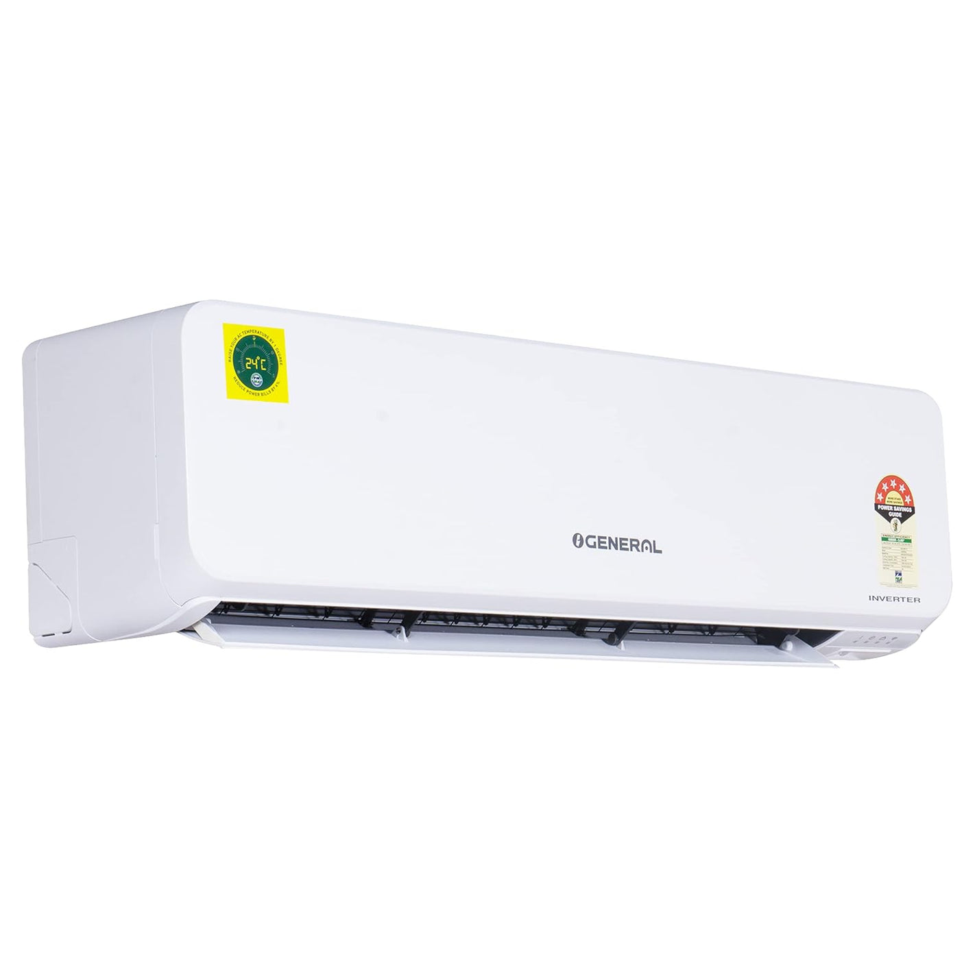 O General 2 Ton 5 Star Inverter Split AC - ASGG24CGTB-B, White