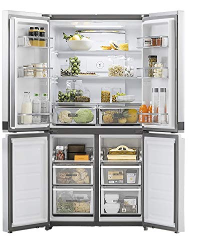 Whirlpool 677 L Inverter Frost-Free Multi-Door Refrigerator (WS QUATRO 677 SATURN STEEL, Saturn Steel W.POOL REF 20946)