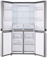 Whirlpool 677 L Inverter Frost-Free Multi-Door Refrigerator (WS QUATRO 677 SATURN STEEL, Saturn Steel W.POOL REF 20946)