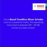 Bosch TrueMixx Joy Mixer Grinder 500 Watt, Red, 3 Jars - MGM2133RIN