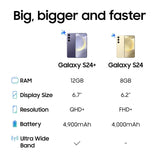 Samsung Galaxy S24 5G (Amber Yellow, 8GB, 512GB Storage) (SAM GLXY S24 SM-S921B (A.YELLOW) 8/512G)