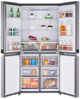 Whirlpool 677 L Inverter Frost-Free Multi-Door Refrigerator (WS QUATRO 677 SATURN STEEL, Saturn Steel W.POOL REF 20946)