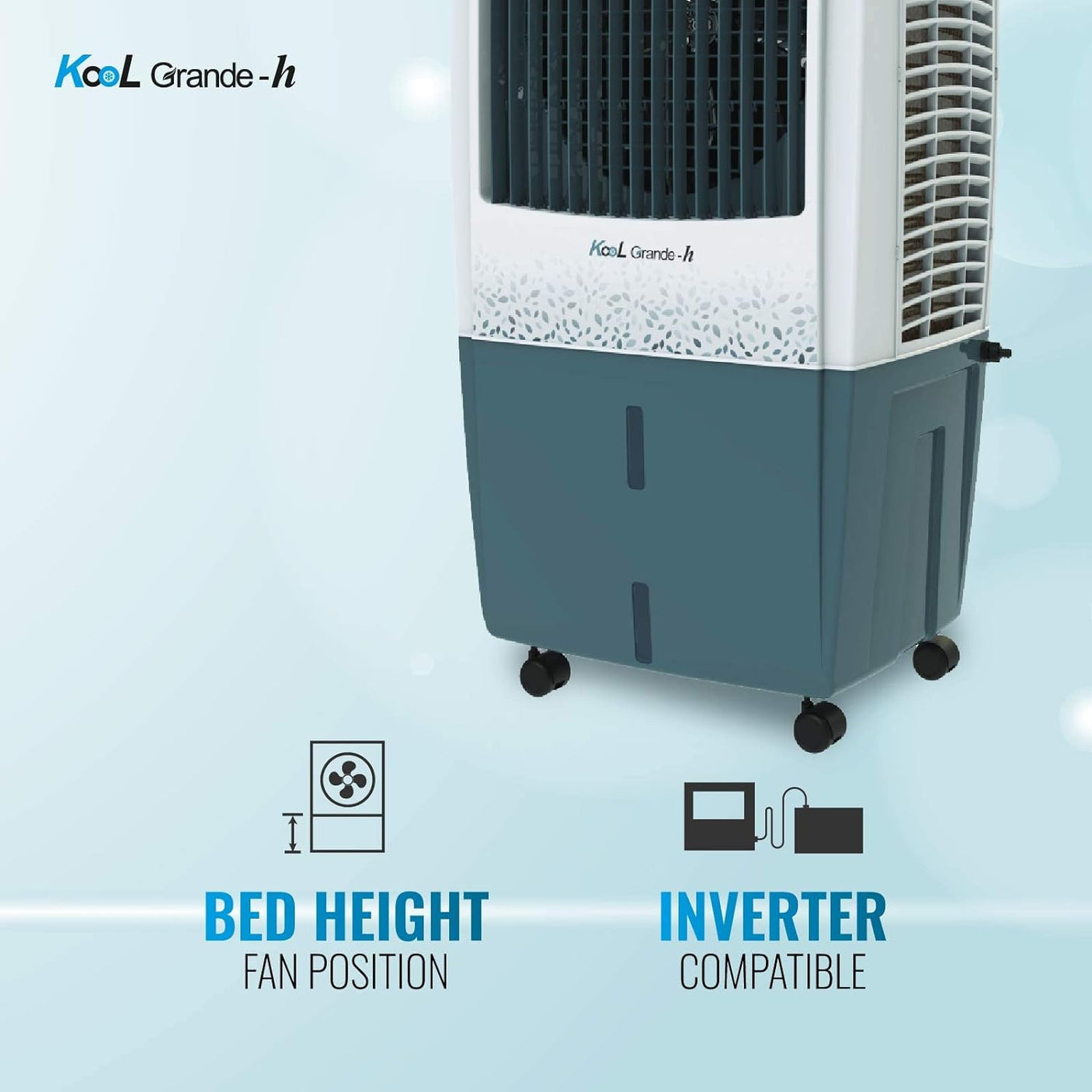 Havells Kool Grande H 85L Desert Air Cooler for home Heavy Duty (Grey) (KOOL GRANDE-85H)