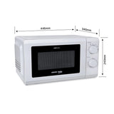 Voltas Beko 17 Litres Solo Microwave Oven (Pre-Heating Function, MS17WM, White)