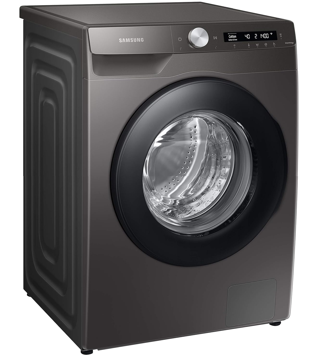 Samsung 8 Kg Wi-Fi Enabled Inverter Fully-Automatic Front Loading Washing Machine (WW80T504DAN1, Inox, AI Control)