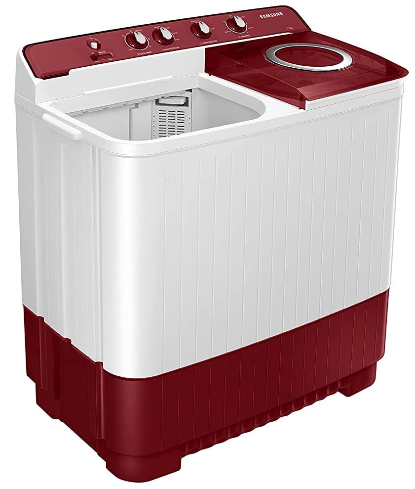 Samsung 11.5 Kg Semi-Automatic Top Load Washing Machine (WT11A4600RR/TL, Light Gray,Air Turbo Technology)