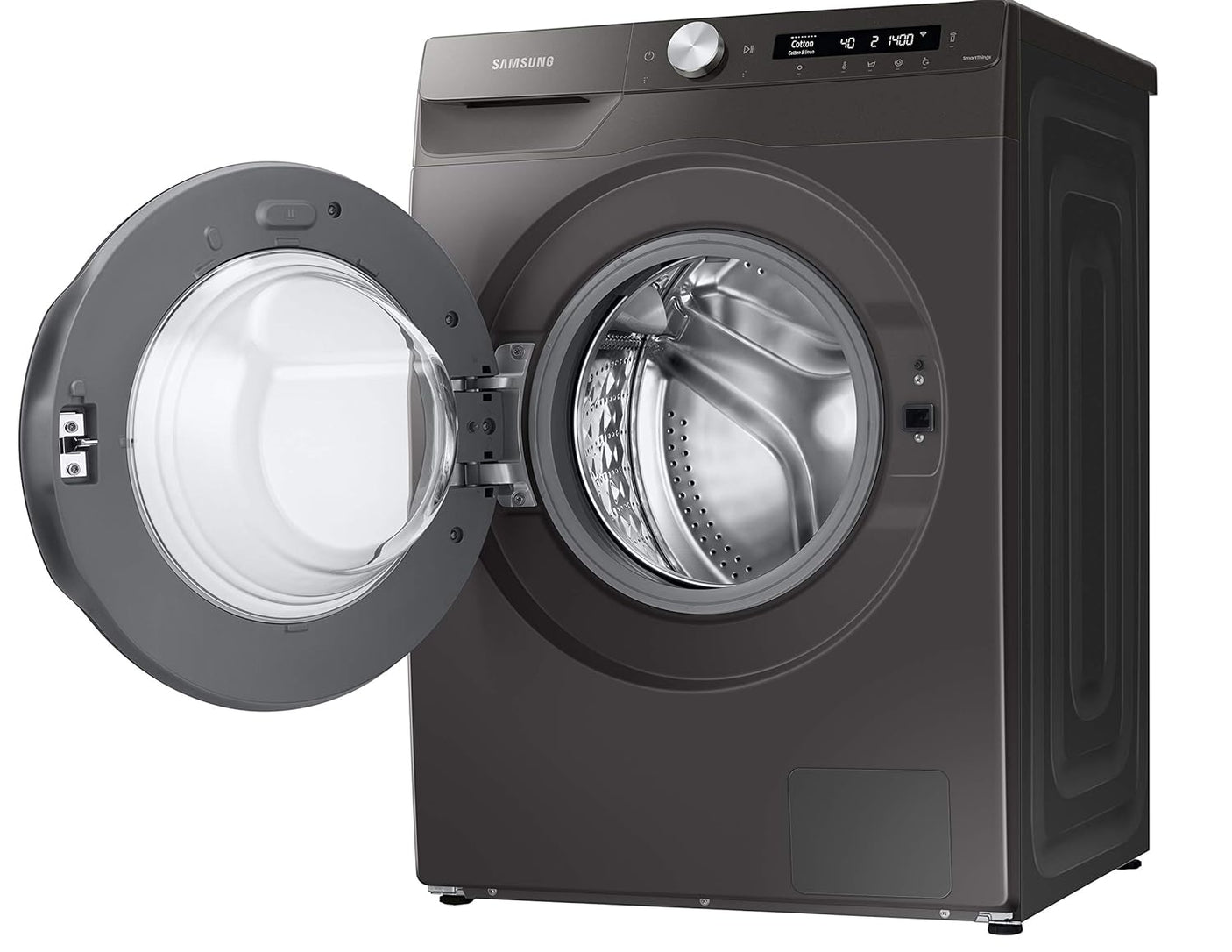 Samsung 8 Kg Wi-Fi Enabled Inverter Fully-Automatic Front Loading Washing Machine (WW80T504DAN1, Inox, AI Control)