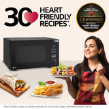 LG 28 L Wi-Fi Enabled Charcoal Convection Healthy Microwave Oven (MJEN286UFW, Black, Diet Fry) - 2023 Model