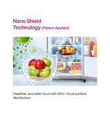 Godrej Eon Alpha 238 Litres 3 Star Frost Free Double Door Refrigerator with Advanced Inverter Technology (RT EON ALPHA 270C RI ST GL, Steel Glow)