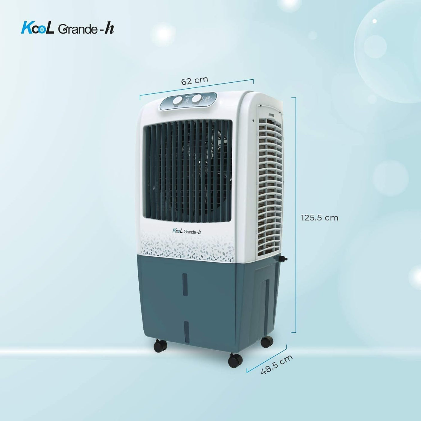 Havells Kool Grande H 85L Desert Air Cooler for home Heavy Duty (Grey) (KOOL GRANDE-85H)