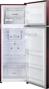 LG 242 L Frost Free Double Door 2 Star Refrigerator  (Scarlet Euphoria, LG REF GL-N292BSEY)