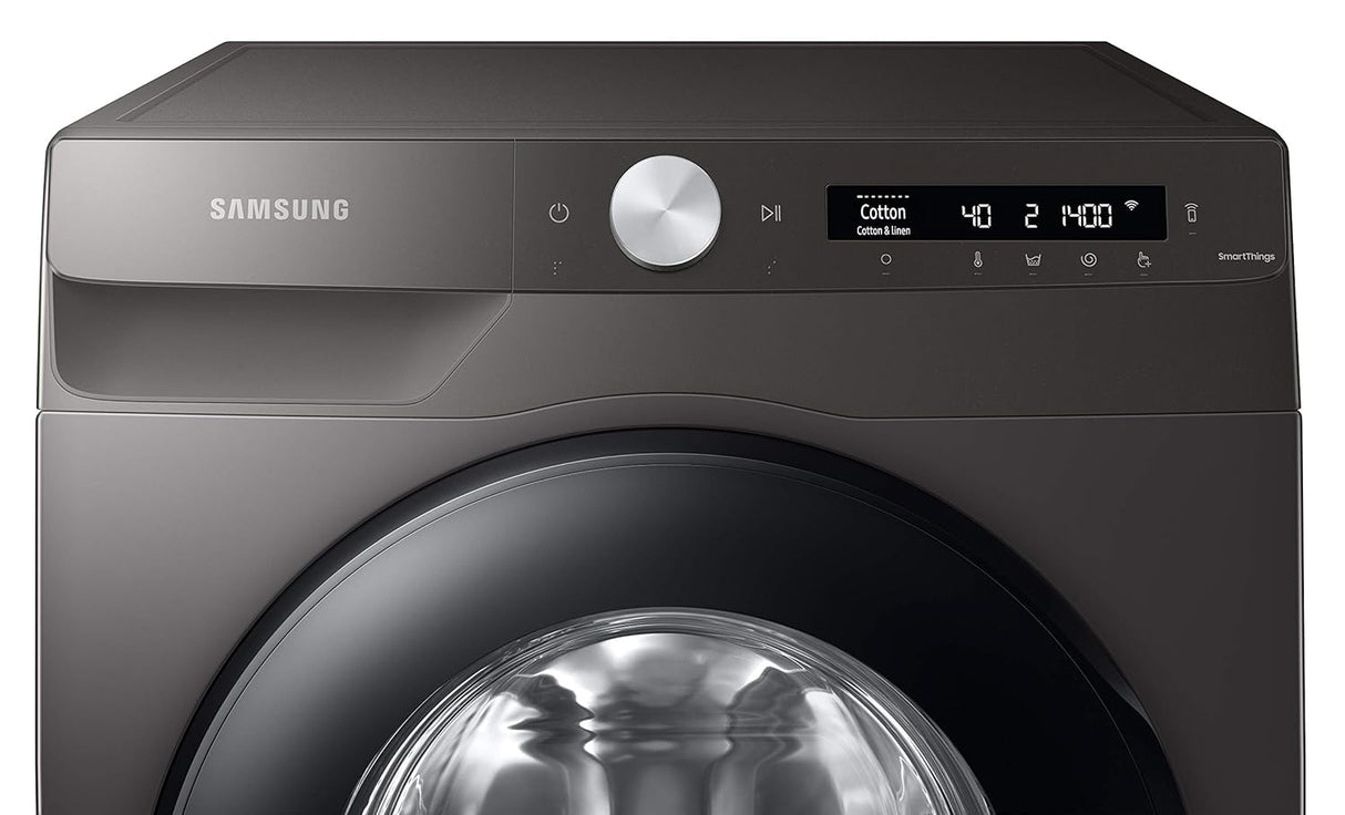 Samsung 8 Kg Wi-Fi Enabled Inverter Fully-Automatic Front Loading Washing Machine (WW80T504DAN1, Inox, AI Control)