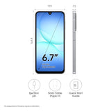 Samsung Galaxy A17 5G A176B Grey 8GB RAM 128GB Storage Dual SIM Android Smartphone Without Charger