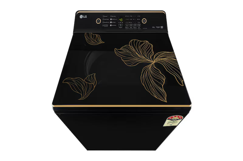 LG 8 Kg Top Load Fully Automatic Washing Machine | Hard Water Wash | 5 Star Energy Rating | Onyx Black | Model T80KMOB1Z