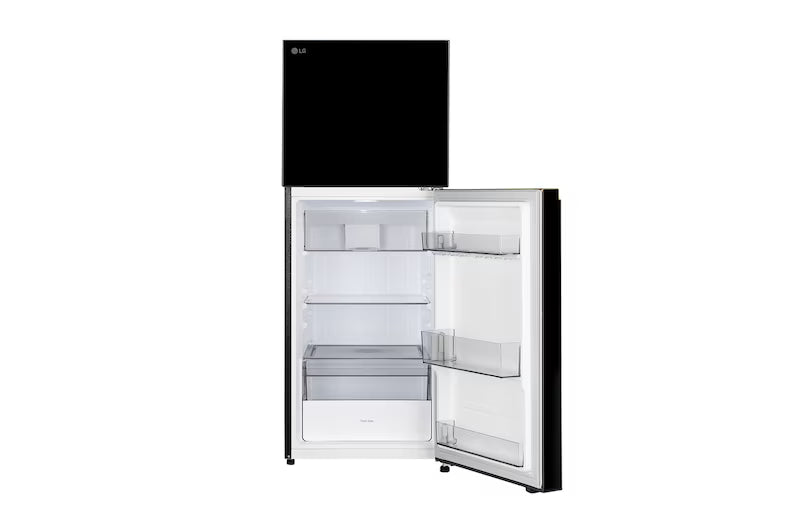 **LG 225L Double Door Convertible Refrigerator - Smart Inverter Compressor, Auto Smart Connect, Multi Air Flow, Onyx Black**