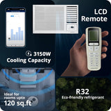 Voltas 1 Ton 2 Star Window AC (122FS Platina) | 3150W Cooling | 100% Copper | Anti-Dust Filter | High Ambient Cooling 48°C