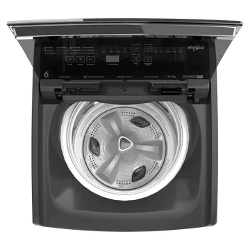 Whirlpool 8 kg Top Load Washing Machine | 31692 | 5 Star Energy Rating, Stainwash Pro, Grey