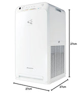 Daikin MC55XVM6 Air Purifier, Lifetime Supply of HEPA Filter, Lifetime Odour Filter, Dual Technology Flash Streamer & Active Plasma, 440 Sq. Feet coverage, Healthy air all year.