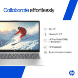 HP 15 fd0682TU Laptop (Intel Core 5 120U, 16GB RAM, 512GB SSD, 15.6” FHD Display, Windows 11 | MS Office 2024, Silver)