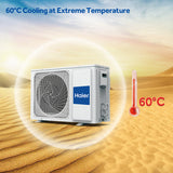 HAIER S.AC 1.6 Ton 5 Star Triple Inverter + Inverter Split AC - HS19K-PYSG5BN