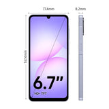 Samsung Galaxy A07 5G SM-A076B Light Violet 4GB RAM 128GB Storage Dual SIM 5G Smartphone