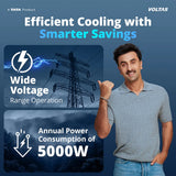 Voltas Vectra Zenith 1.5 Ton 3 Star Inverter Split Air Conditioner (Model: 183INVHC) | High Ambient Cooling up to 52°C | Turbo Cooling | Energy Efficient | Copper Condenser | Smart Cooling Technology | 2026 Model
