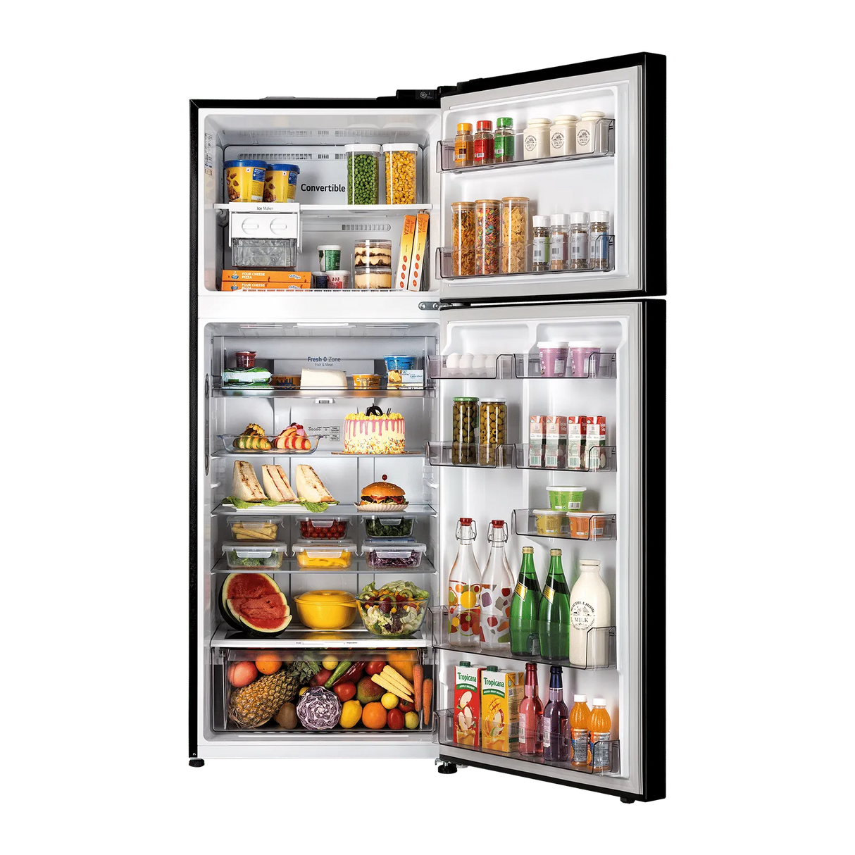 LG 446 Litres Double Door Refrigerator | Frost Free | Convertible | Multi Air Flow | 1 Star | Ebony Sheen | GLT4416CCES (2026)