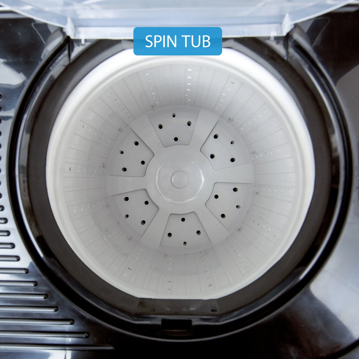 Midea Washing Machine Twin Tub 12 Kg, See Through Glass Lid, Soft Close MWMSA120GPG(KG)