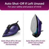 PHILIPS Plastic Perfect Care Power Life Steam Iron Gc3925/34,2400 Watts Up To 45 G/Min Steam Output,Optitemp Technology