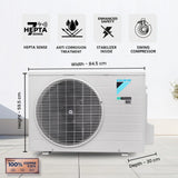 Daikin 1.5 Ton 3 Star Inverter Split AC 2026 Model | Copper Condenser | PM2.5 Air Filter | Energy Efficient Cooling | ATKL50XV16VKA