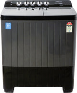 Voltas Beko 10 Kg Semi Automatic Top Load Washing Machine, 5 Star, Black – WTT100UPA/BKSS