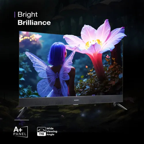 Sansui 80 cm QLED Smart HD Google TV JSS32GSHD | HDR10, HLG, Dolby Audio & Google Assistant