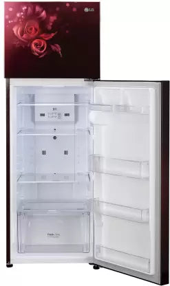 LG 242 L Frost Free Double Door 2 Star Refrigerator  (Scarlet Euphoria, LG REF GL-N292BSEY)